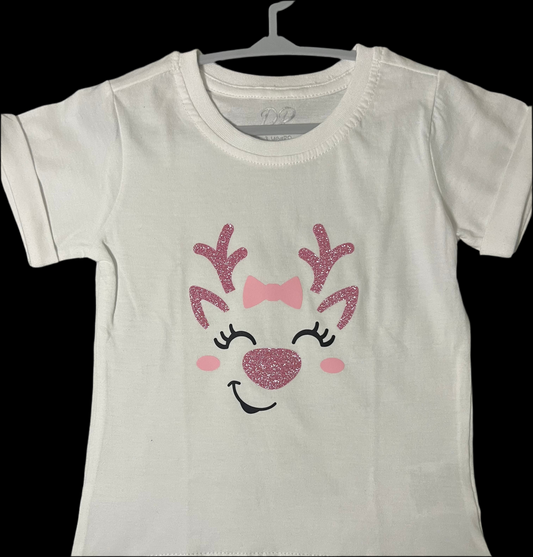 Toddler Shirt - Christmas - Reindeer girl