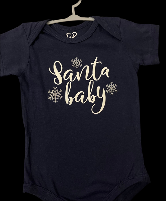 Baby Bodysuit - Christmas Santa Baby