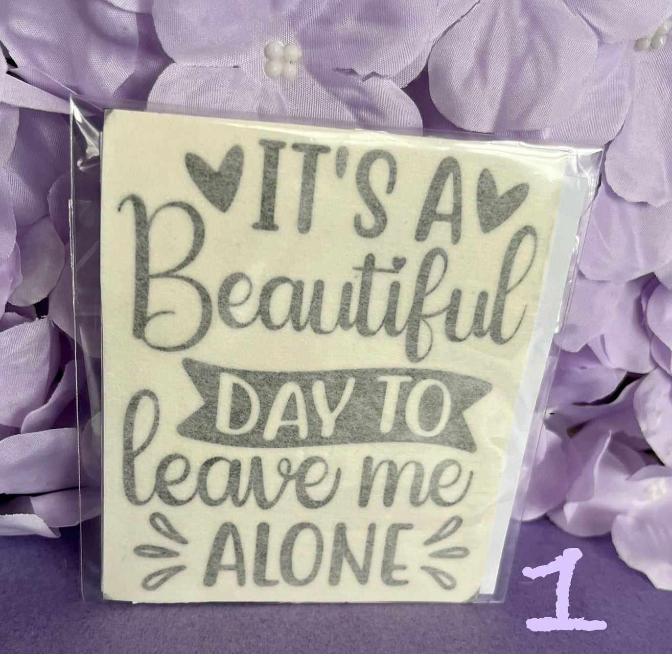 Decal - Small Quotes - Assorted