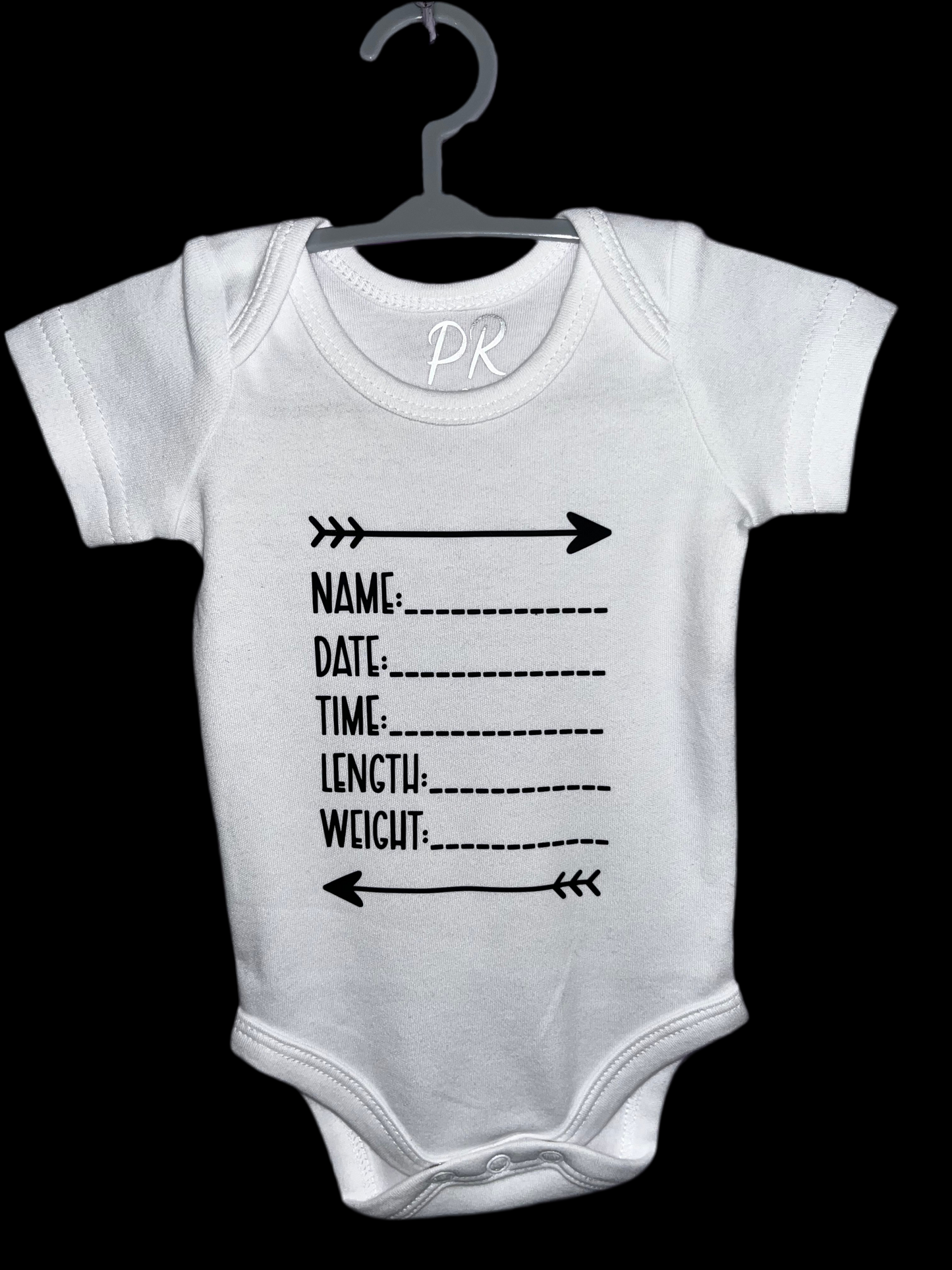 Baby Bodysuit - Baby’s Personal Info