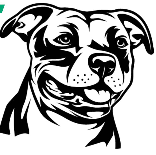 Decal - Pets - Staffy 1