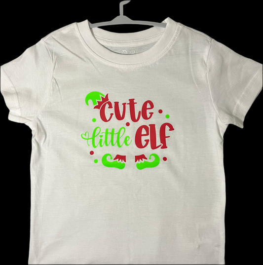 Toddler Shirt - Christmas - Cute elf