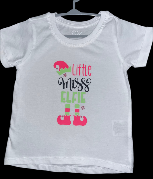 Toddler Shirt - Christmas - Little Miss Elfie